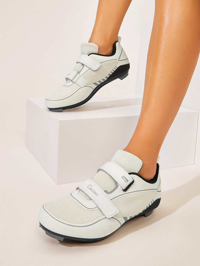 Contrast Binding Hook-and-loop Fastener Strap Sneakers